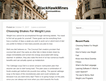 Tablet Screenshot of blackhawkmines-online.com